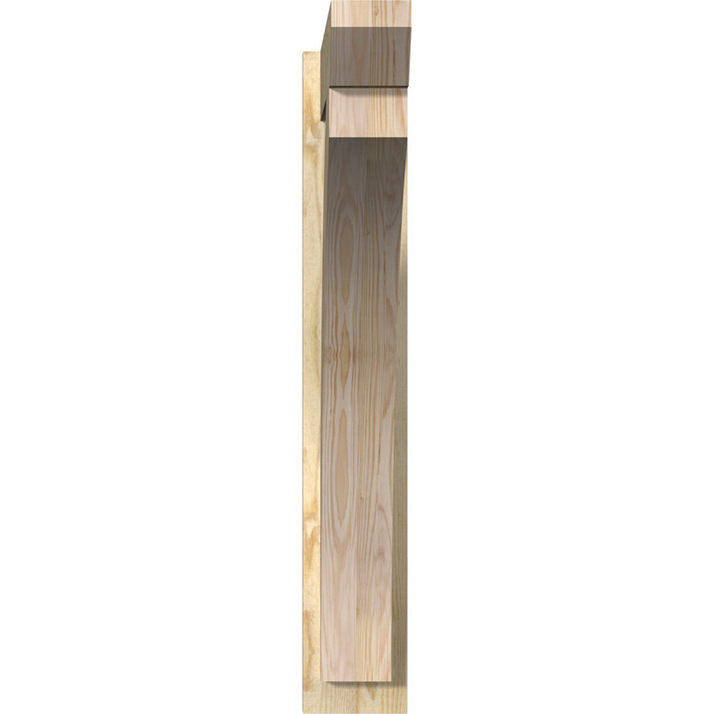 Persienne en bois Thatton, P 26 po x H 38 po, Cèdre rouge occidental l 7 1/2 po (lisse)