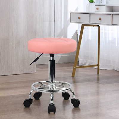 Round Rolling Stool Chair by Latitude Run