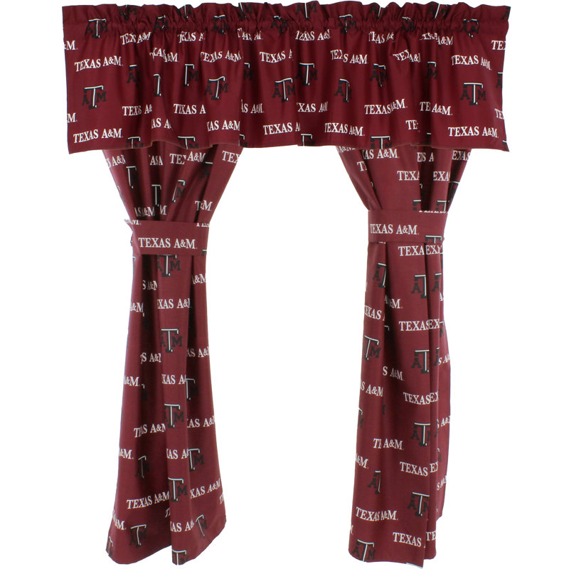 NCAA Tailored Window Valance