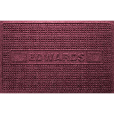 Waterhog Squares Personalized 23 in. x 35 in. Indoor Outdoor Door Mat
