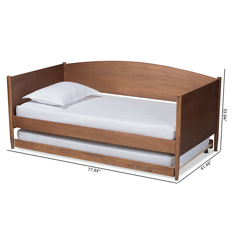 Lit de jour simple avec couchette Driskill