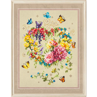 Tenderness of Your Heart Counted Cross Stitch Kit by Magic Needle 100-143