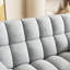 Lit double pliable avec panneau de bureau d'ordinateur ajustable et coussin moelleux de 65 pouces pour le cinéma maison, port convertible 3 en 1, boîte de rangement, remplisseur haute densité, facile à entretenir-157296729