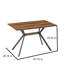 Modern Minimalist Style Dining Table MDF Anti-Scratch Top Metal Shelf Metal Heat Transfer Legs Leveling Feet For Dining Room Kitchen Office Table X 1-1086557072