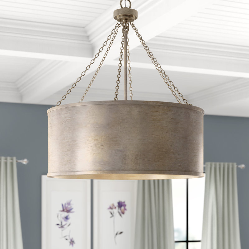 Soho 6-Light Chandelier, Patine argenté
