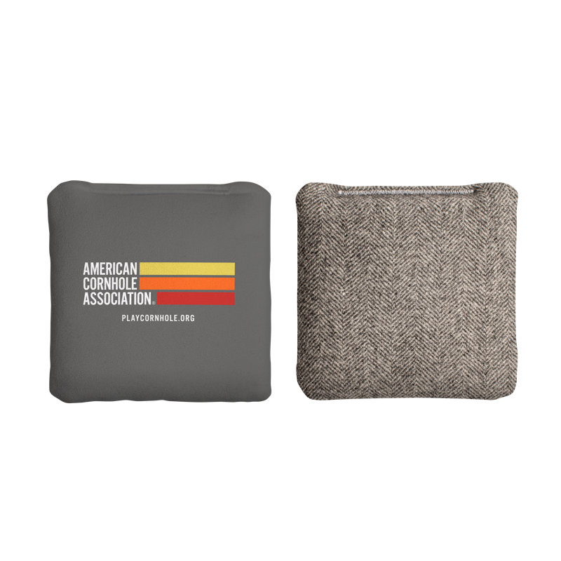Sac de cornhole ACA Retro Stripes Synergy, Gris