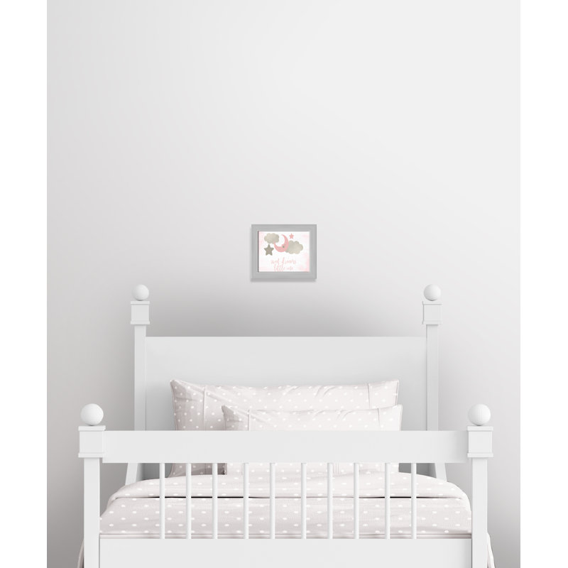 Little rêve little one, H 10 po x l 12 po x P 0,63 po, Encadré plat argent