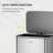 EKO Marina 50L / 13.2 Gal  Retangular Kitchen Step Trash Can, Stainless Steel Step-On Garbage Bin with Soft-Close Lid and Removable Inner Bucket-130911583