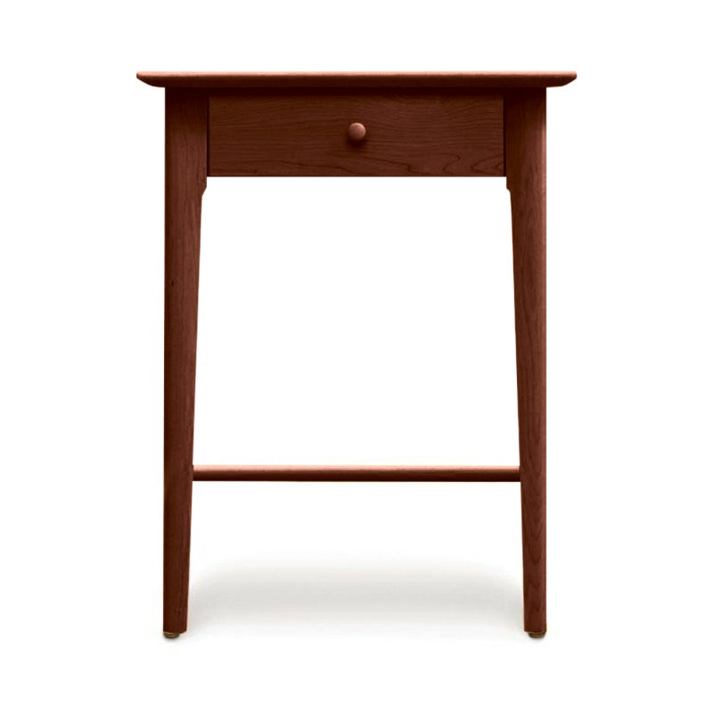 Sarah 22'' W Solid Wood Nightstand, Cognac Cherry, 28"