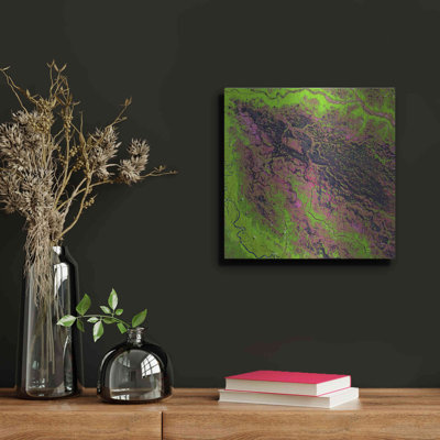 Red Barrel Studio 'Earth as Art: Demini River' Metal Wall Art
