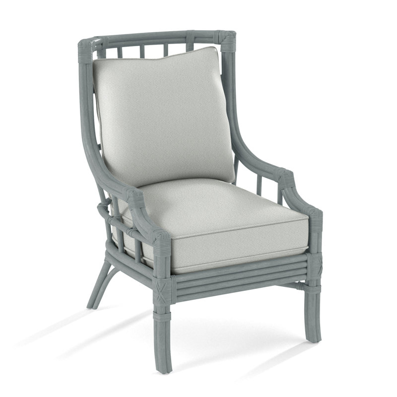 Fauteuil large 28,5 po Seville, Performance gris sucre; 0863-84, Nickel