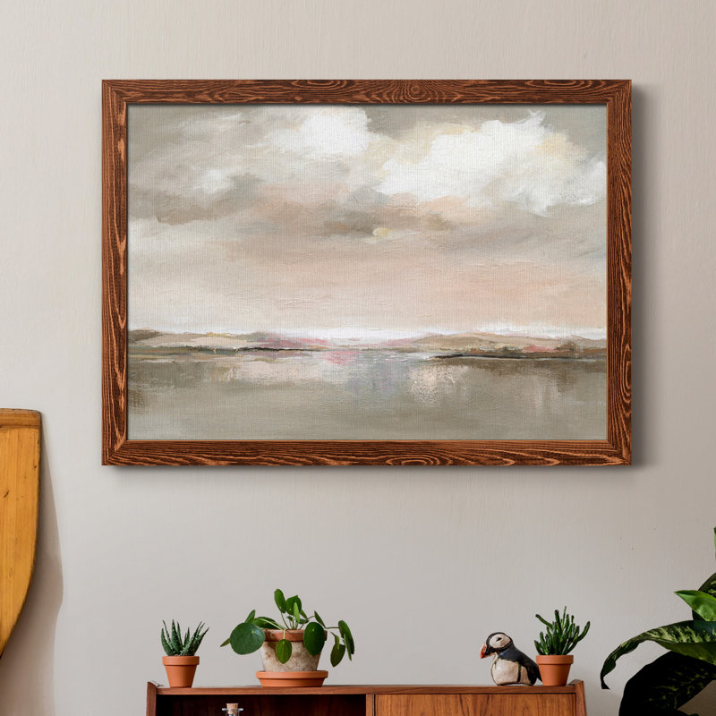 " Evening Drama " Painting Print, Maple, 23" H x 32" W x 1" D