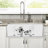 36" L X 20" W Sink With Grid And Strainer - Heat, Stain, Scratch, Rust Reversible, Large Basin, Deep Grand Basin Capacity, Versatile