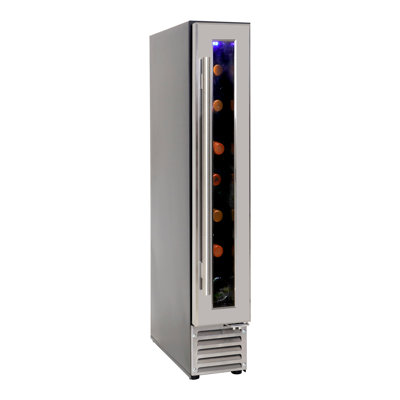 Koolatron Single Zone 6" Built-In Under-Counter 7 Bottle Wine Refrigerator