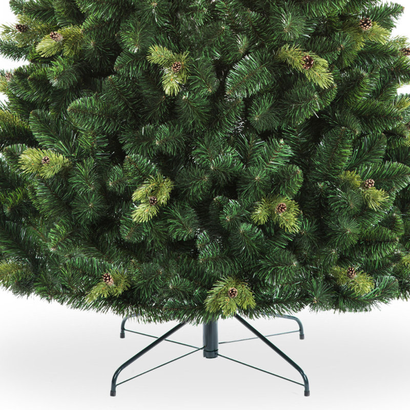 Artificial Christmas Tree, 4.92ft H x 2.95ft W x 2.95ft D