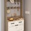 Armoire à chaussures 3 portes et 2 tiroirs - Gardez votre couloir propre et organisé avec un design moderne et pratique-1230445124