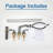 Widespread 2-handle Bathroom Faucet with Drain Assembly-60934537