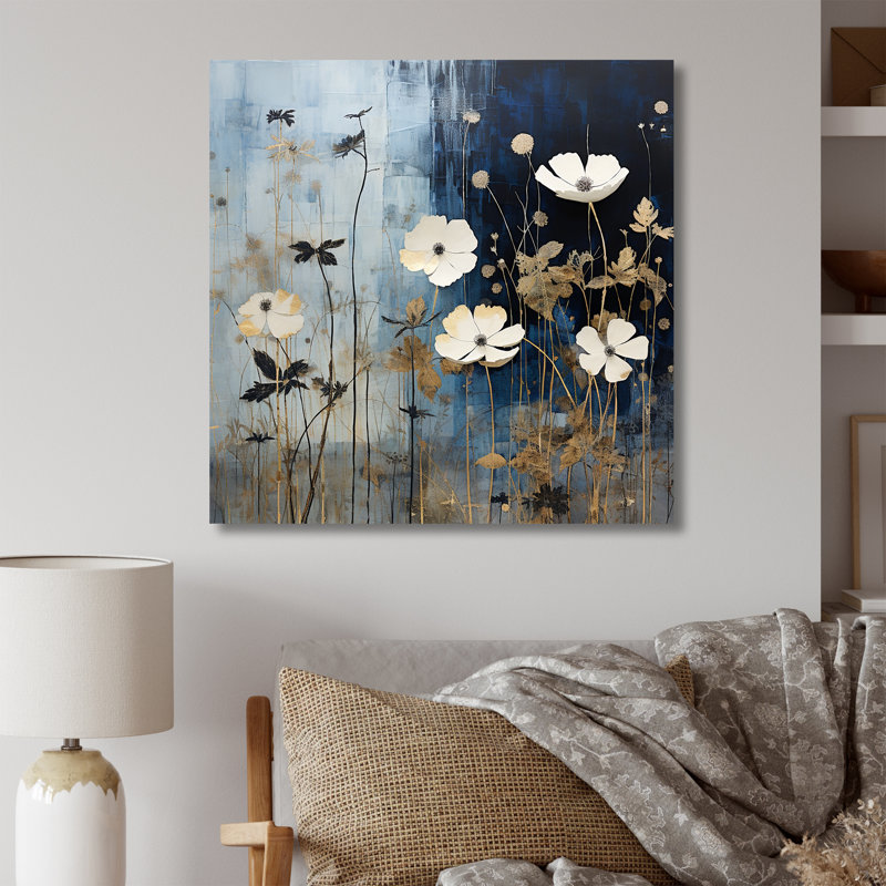 «Wildflowers Wander Meadows VI» sur toile, Toile tendue, H 16 po x l 16 po