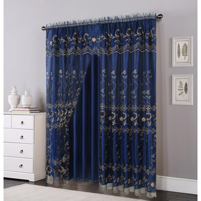 Abram Sheer Curtain Single Panel