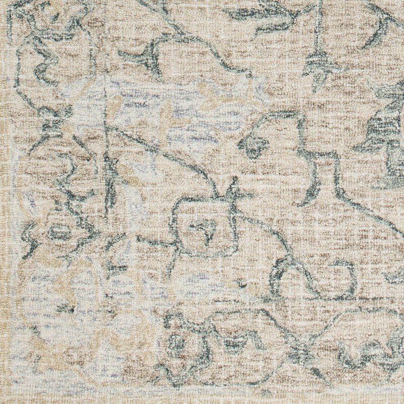 Waterville Hand Tufted Wool Abstract Indoor Rug, Rectangle 2' x 3'