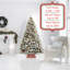 Arbre de Noël 22 po avec jacinthe d'eau - base carrée - rose-117032278