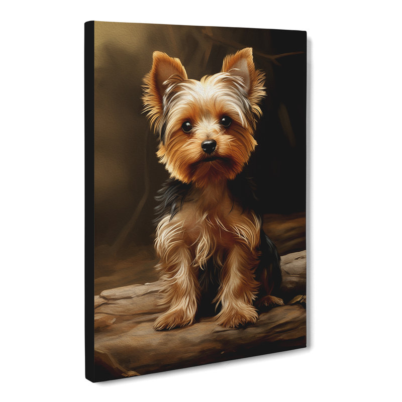Yorkshire Terrier Realism - Print, 50cm H x 35cm W x 3cm D