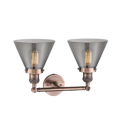Cone 2 Light Bath Vanity Light