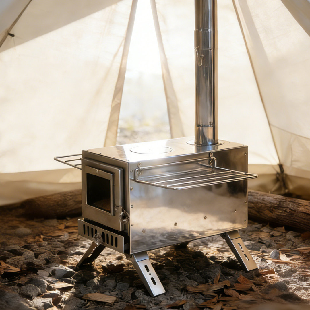 Rectangle Stainless Steel Wood Burning Smokeless Fire Pit