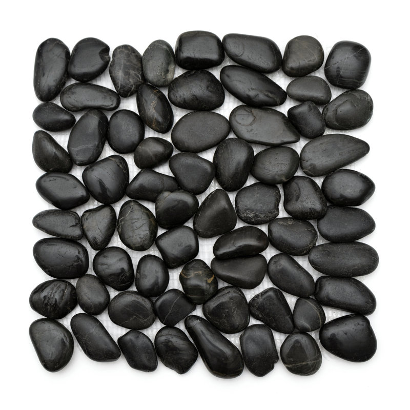 Carreau de mosaïque naturel, Noir