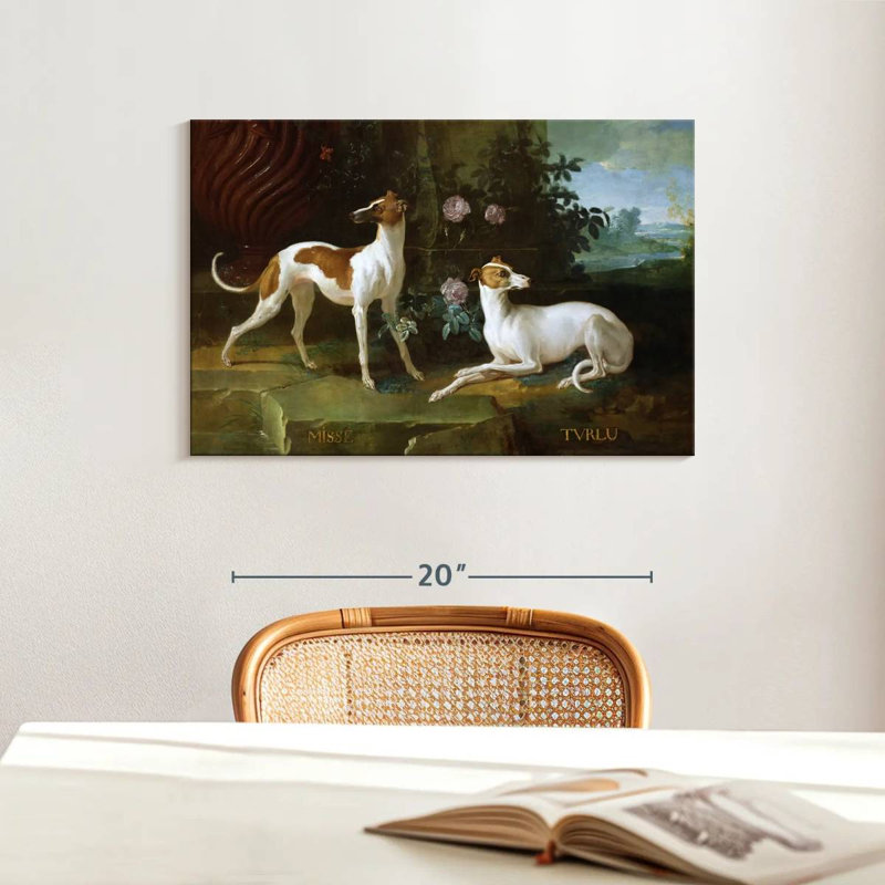 Misse And Turlu, 16" H x 24" W