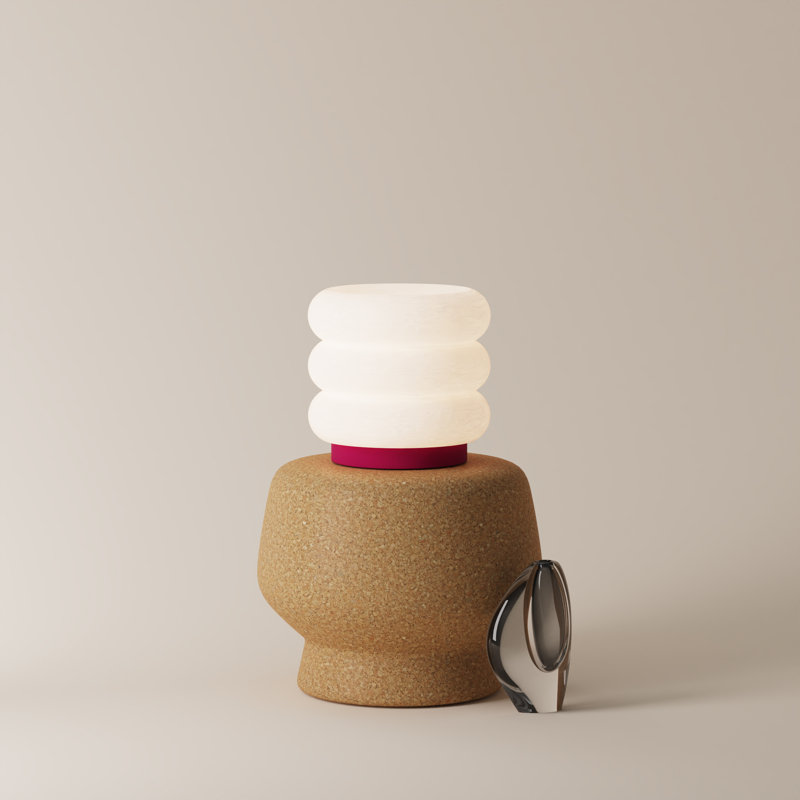 Argizari Table Light, Sand, 9.5" H x 10" W x 10" D