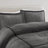 Grey King Size Corduroy - Elegant, Warm Bedding Comforter Collection Soft, Warm, Stylish-121054923