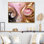 Whimsical Lquid Pink And Gold Glam Art I - Abstract Shapes Wall Art Prints