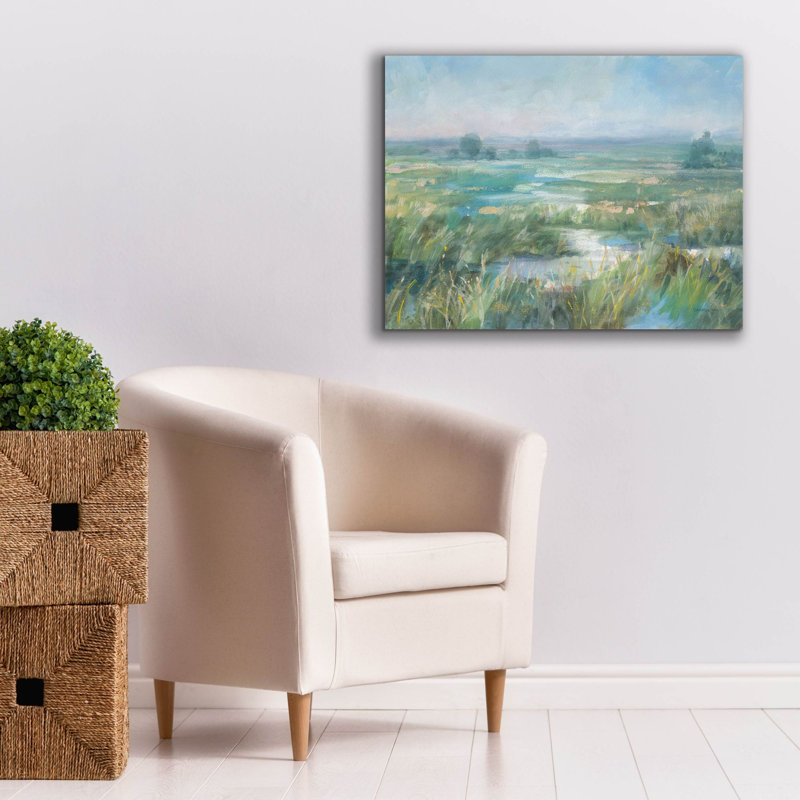 «April Meadows» par Danhui Nai, art mural sur toile, H 26 po x l 34 po
