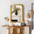 Metal Flat Wall Mirror