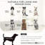 Lit de repos gris pour chien, mousse spongieuse avec housse lavable à la machine, pieds en bois, pour canapé moyen, lit et grands chiens