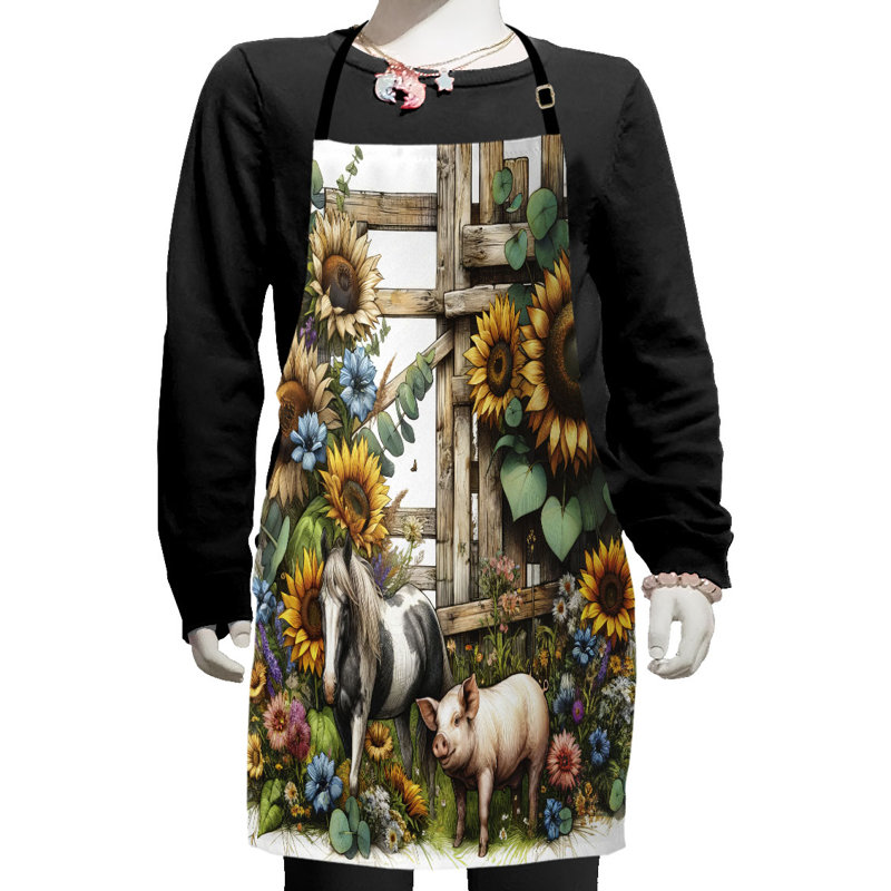 Floral Bib Apron
