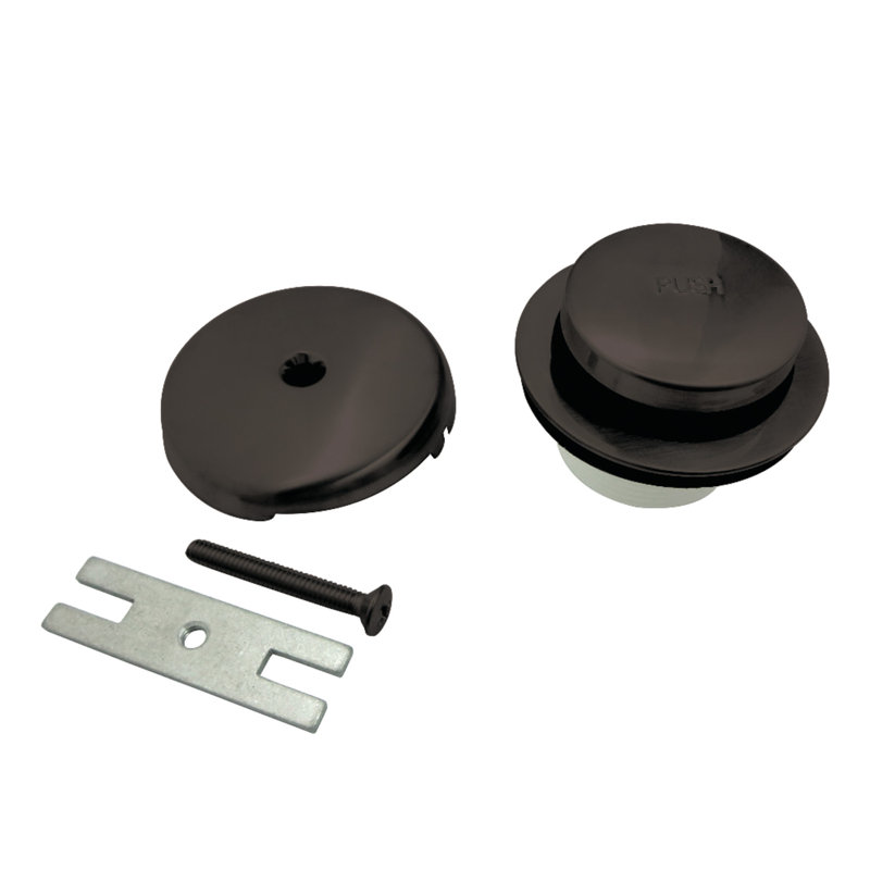 Kingston Brass Trimscape Zinc Alloy Alloy Toe Touch Tub Drain Conversion Kit, Oil Rubbed Bronze