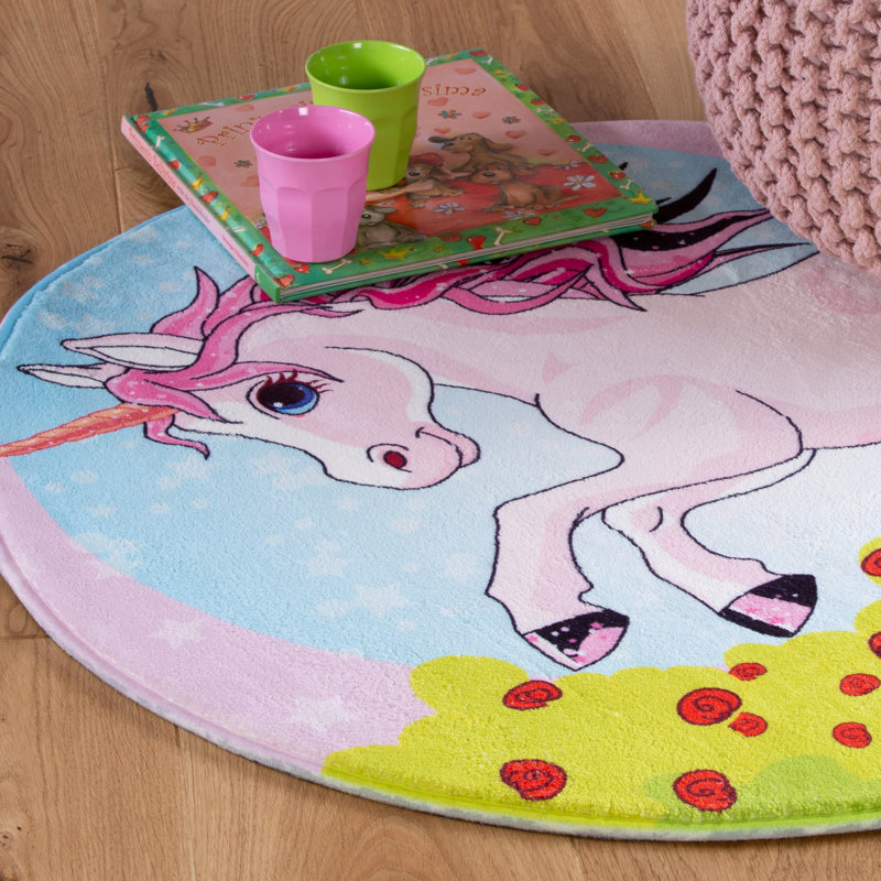 Round Wycliffe Uni Hand Tufted Area Rug, Round 120cm