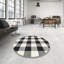 Tapis noir/gris zone contemporaine-727330508