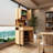 Commode d'appoint avec tablettes et tiroir Franklin
