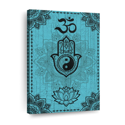 Yin Yang sur Hamsa