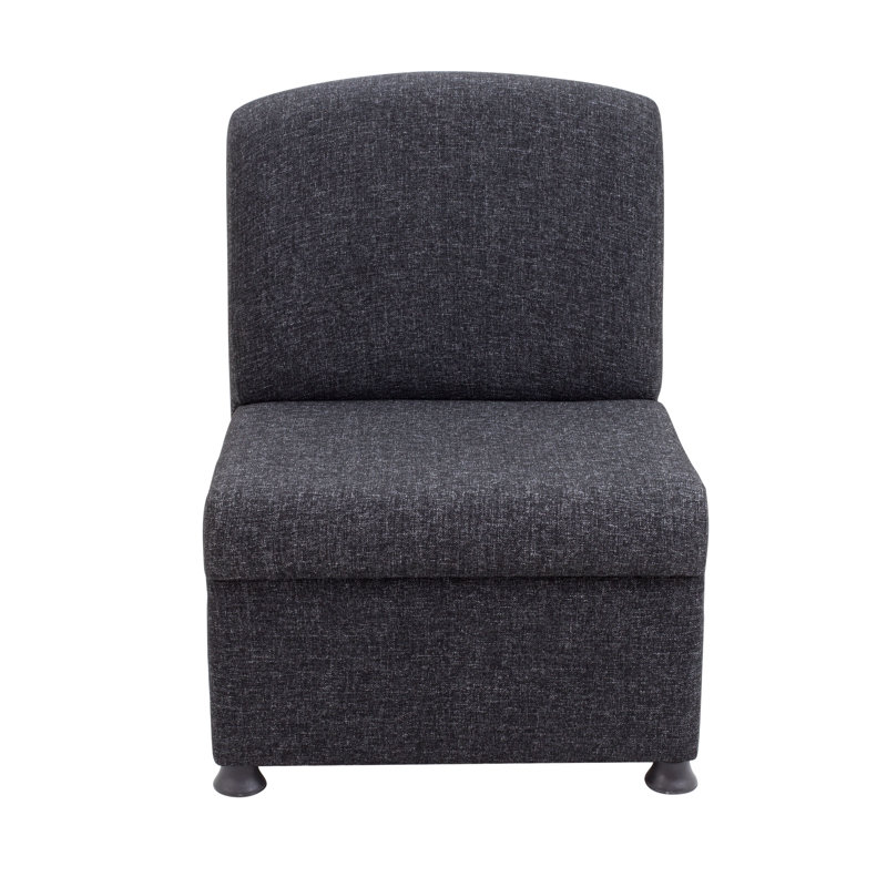 Eli Reception Chair, Charcoal Pyra