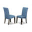 Ensemble de table de salle à manger 7 pièces 7 pièces 54 x 54 po, Cappuccino-671668098