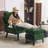 Elandra Upholstered Accent Chair and Ottoman, with 5 Level Adjustable Backrest-690458438