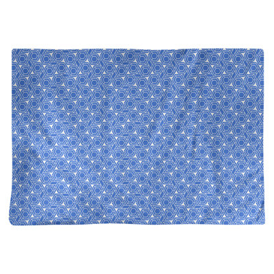 Napperon alternant en treillis hexagonal de 18 po en coton