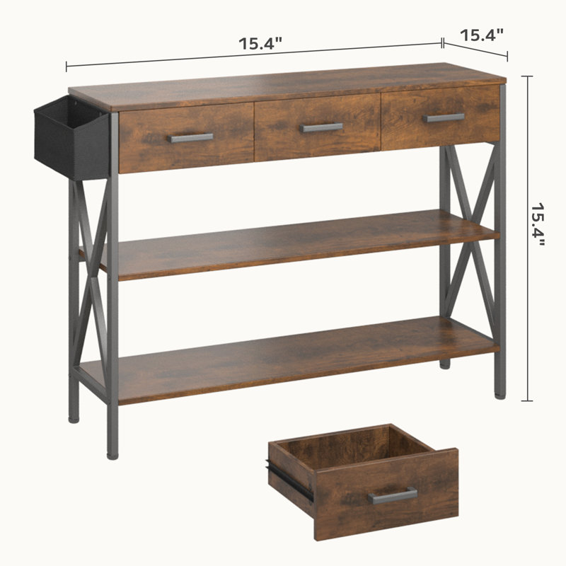 Mattia 47.2'' Console Table, Brown