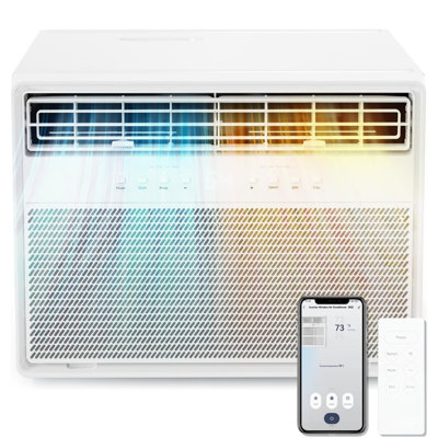 Climatiseur de fenêtre inverseur 12 000 BTU WIFI avec fonction de chauffage