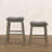 Wood Upholstered Bar Stools (Set of 2)-546628602-546628597