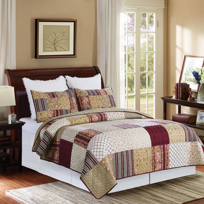 Arlo Cotton Reversible Quilt Set